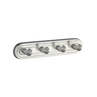 Smedbo V259N 1 3/4 in. Quadruple Towel Hook in Brushed Nickel from the Villa Collection